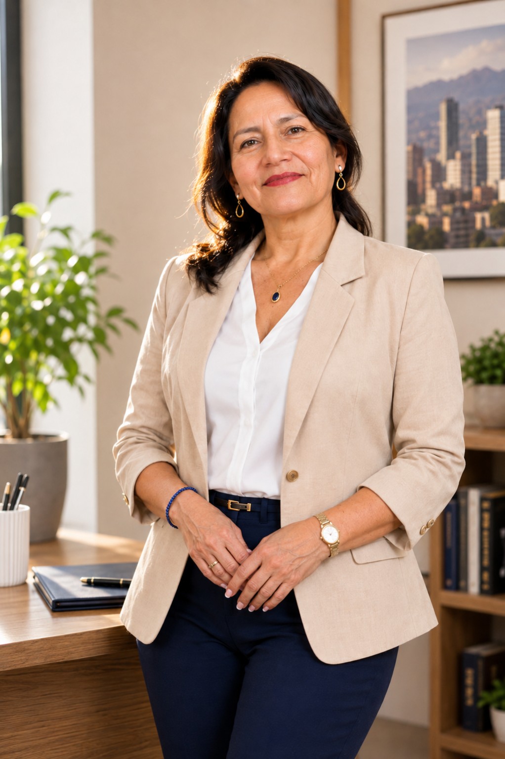 Sonia Pillacela, corredora de propiedades profesional